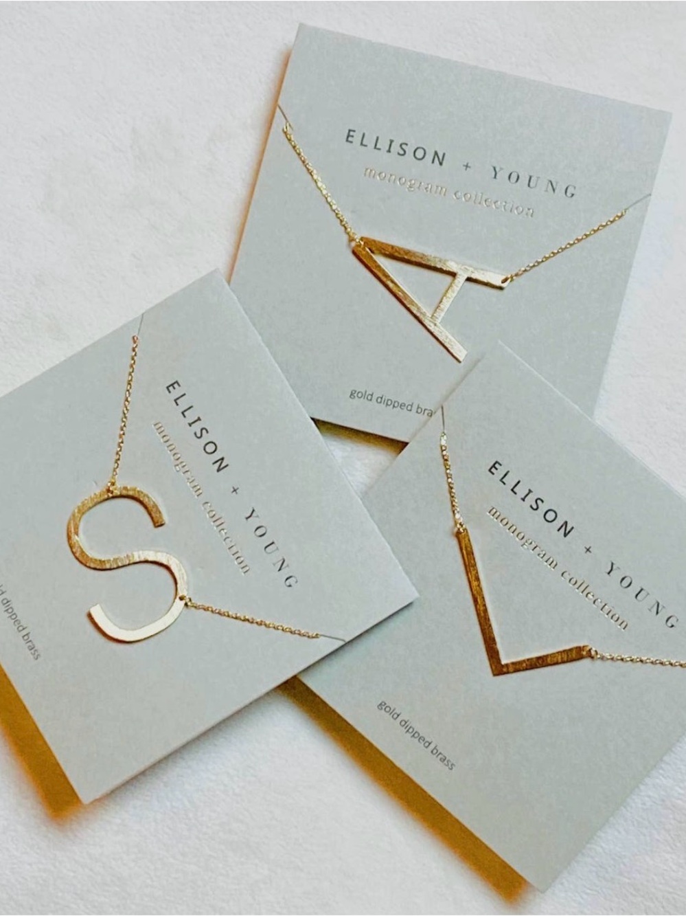 Ellison + Young Monogram Necklace ‘R’ - Picture 2 of 2